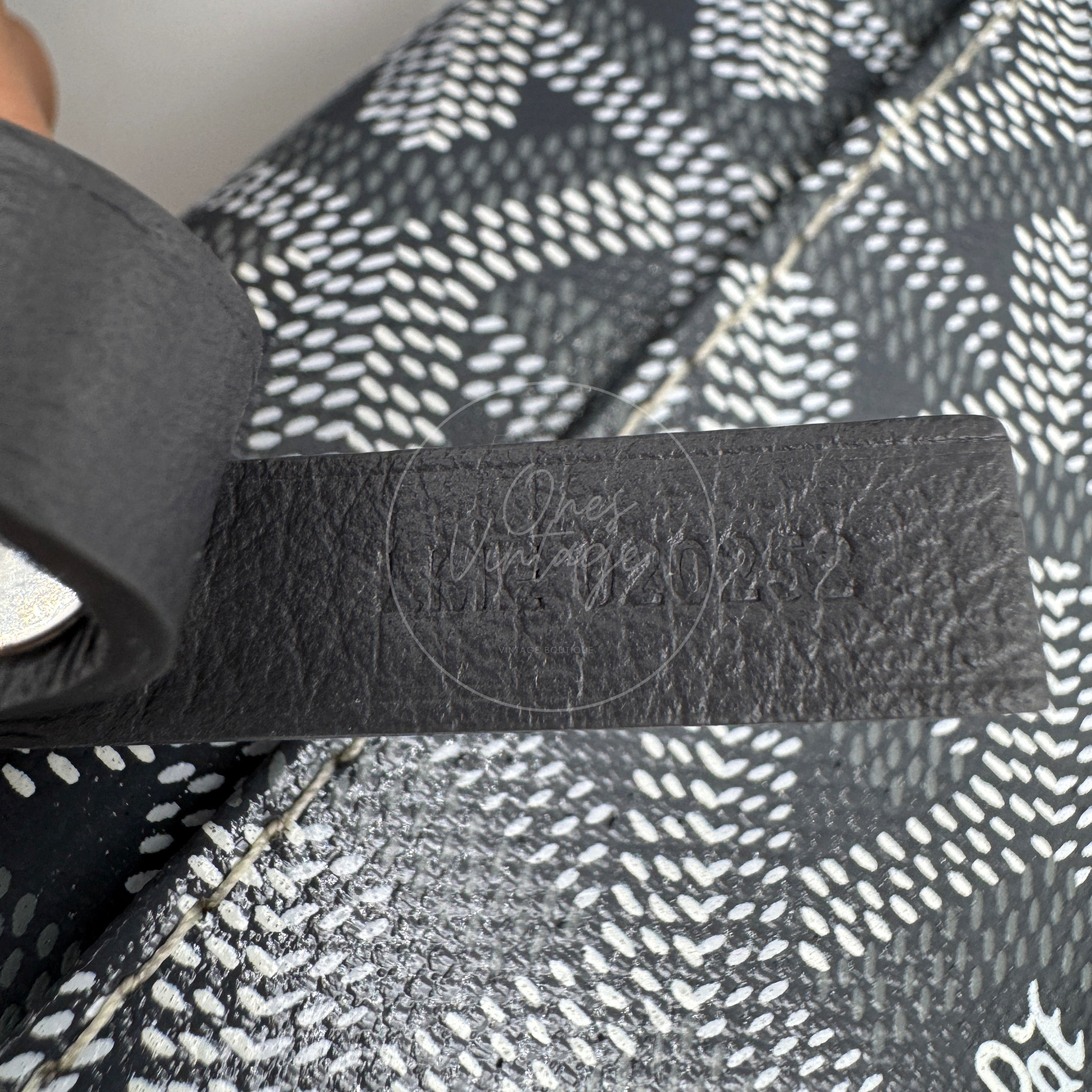 Goyard Bohème Canvas Hobo Bag SHW Grey LME-020252
