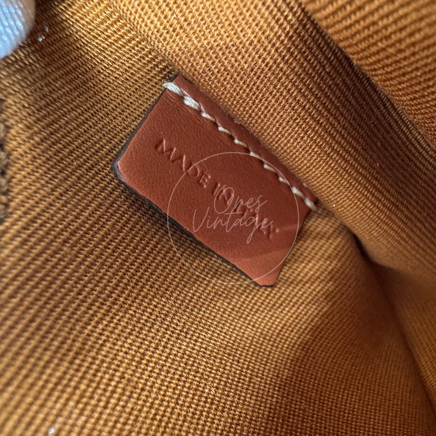 [Pre-owned] Celine Mini AVA Bag In Triomphe Canvas and Calfskin