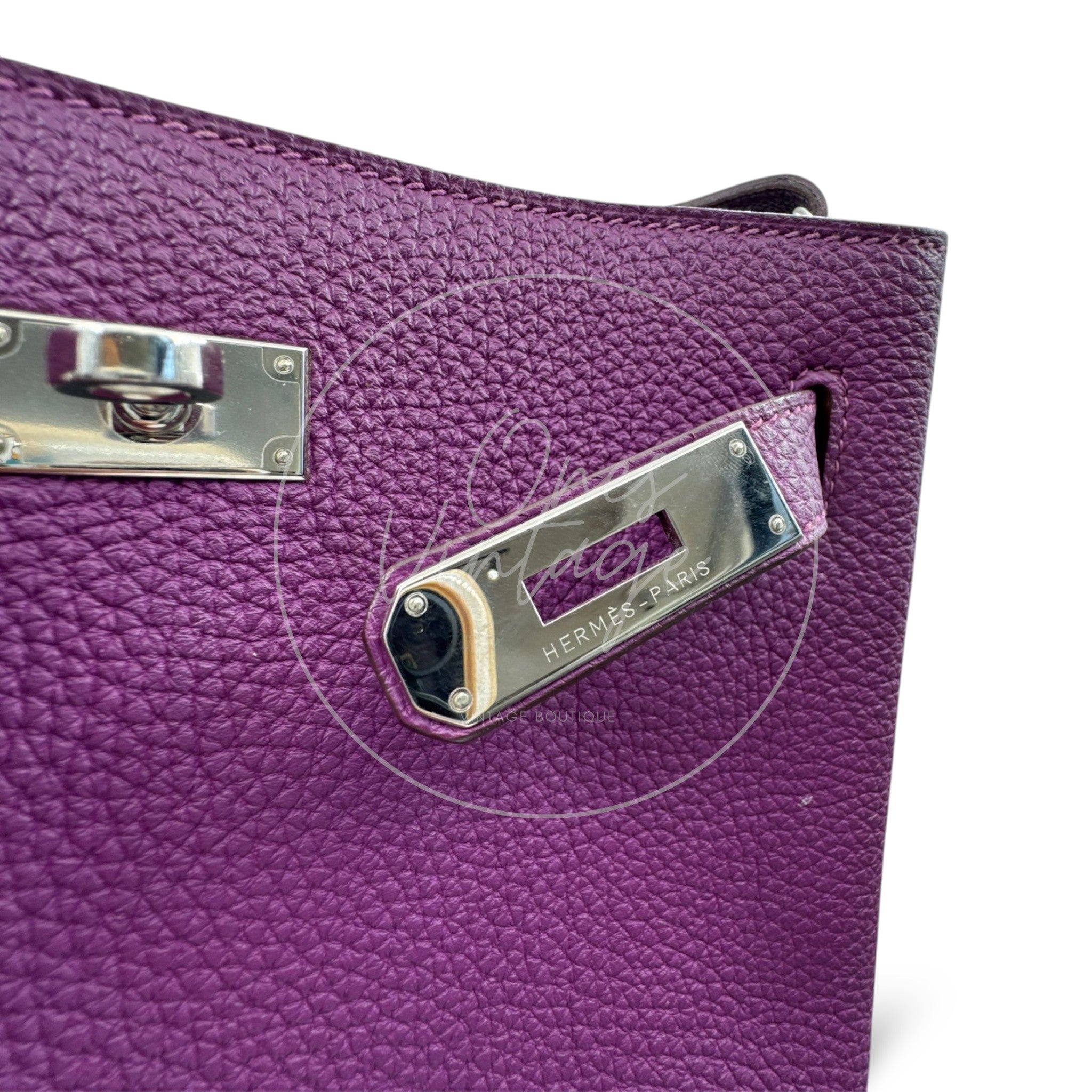 [Pre-owned] Hermes So Kelly 22 Purple