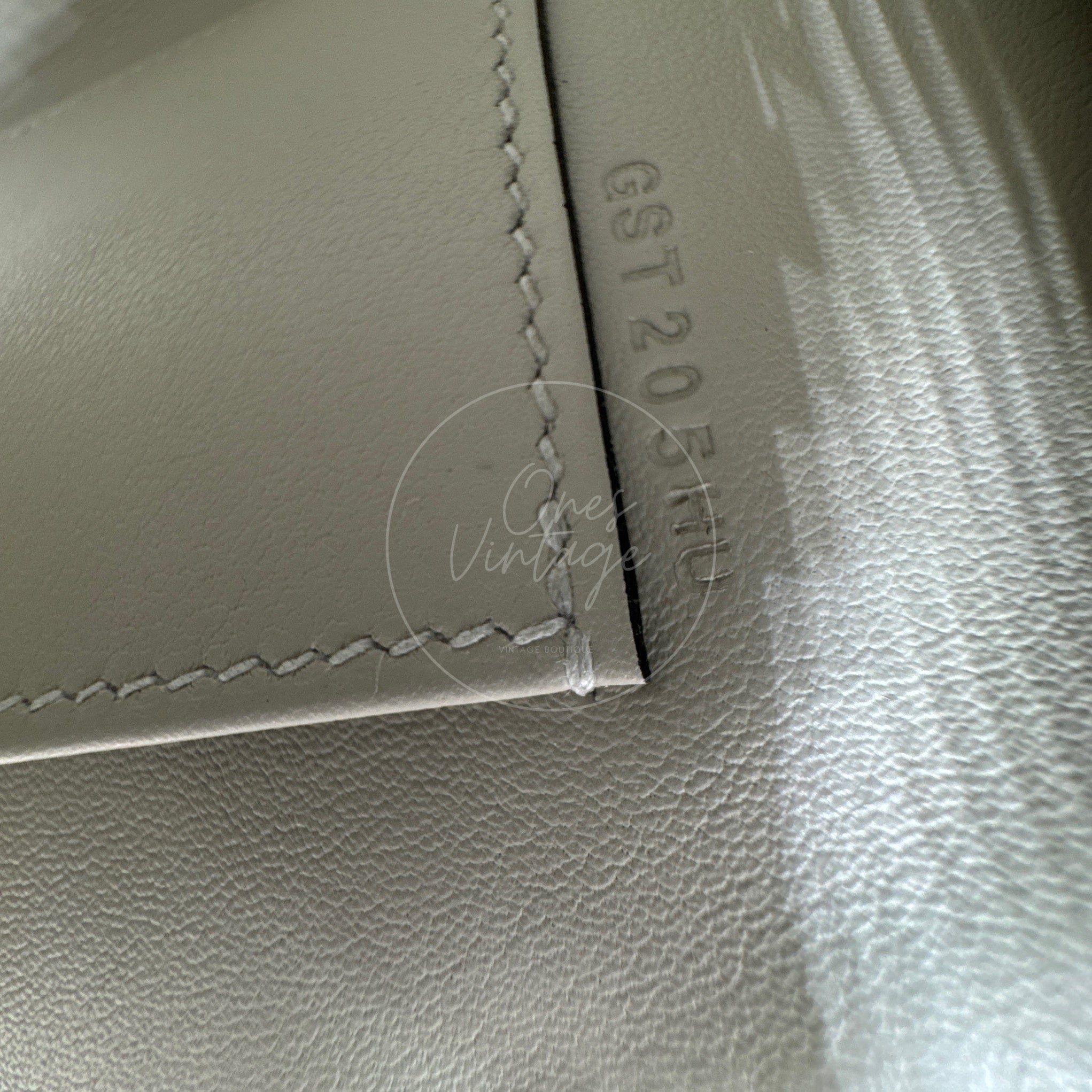 [Unused] Hermes Kelly 22 Pochette Black Silver Swift Stamp G