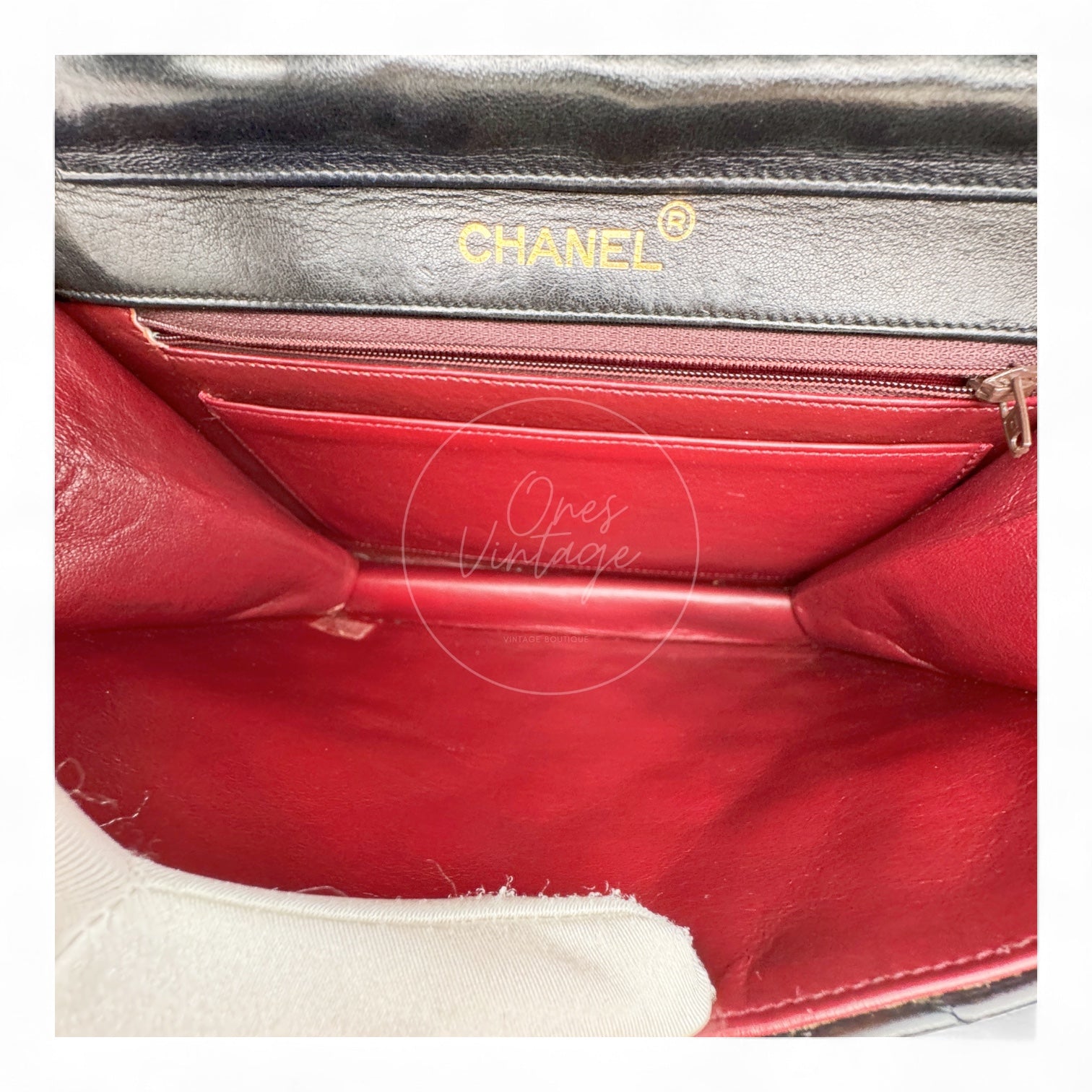 [Pre-owned] Chanel Black Quilted Aged Calfskin Double CC Turn-Lock Mini Briefcase Bag
