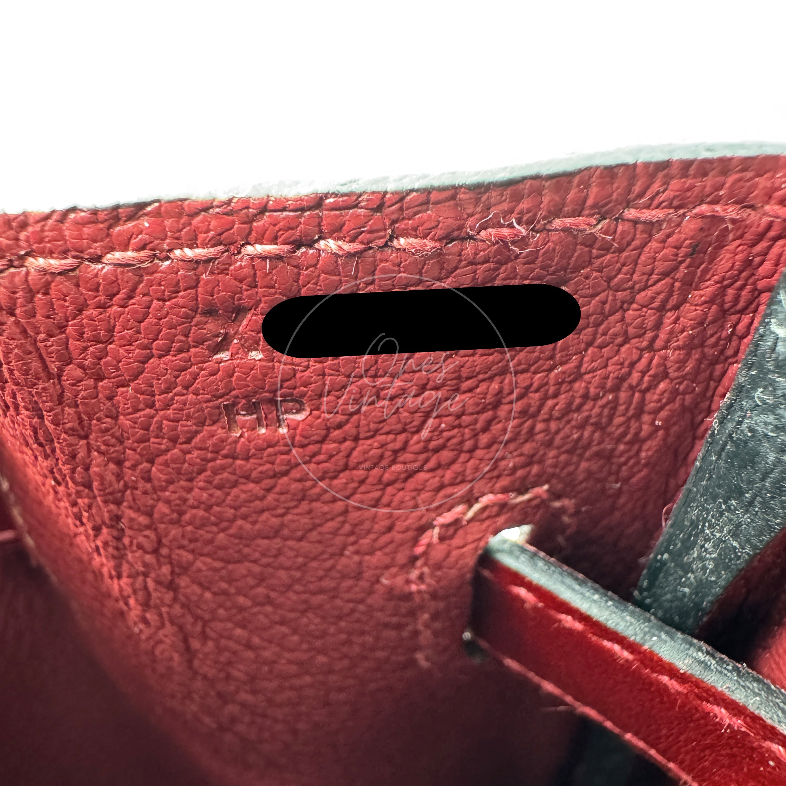 [Pre-owned] Hermes Birkin 30 Rough H GHW Stamp X Box Bag
