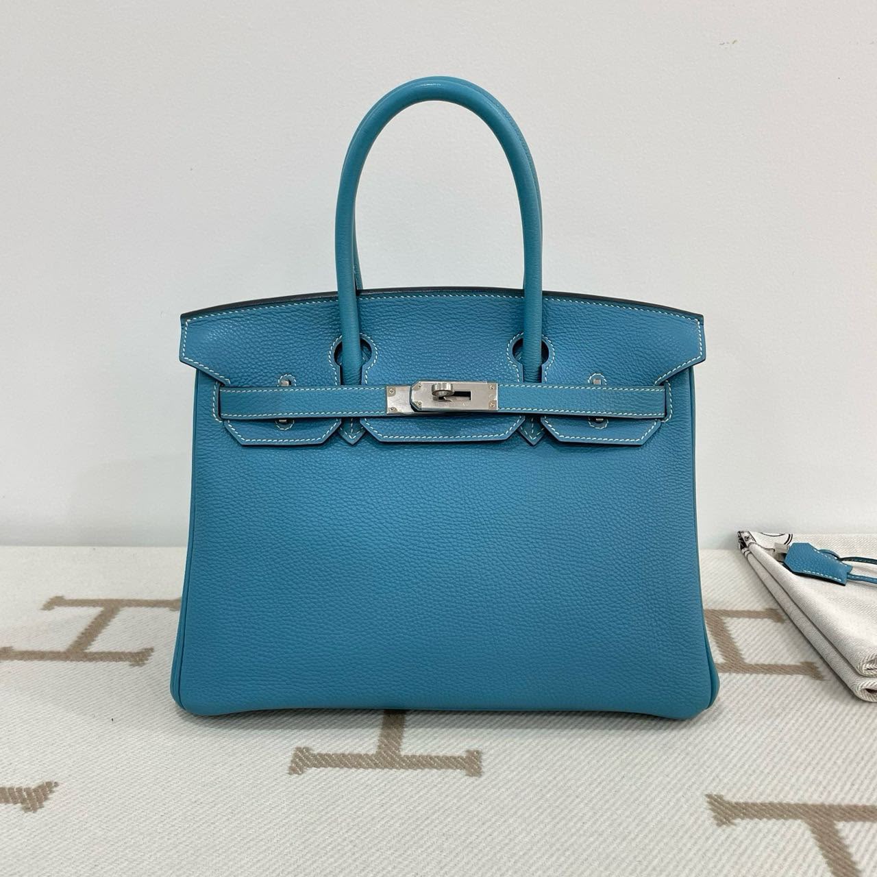 Hermes Birkin 30 Blue Jean PHW