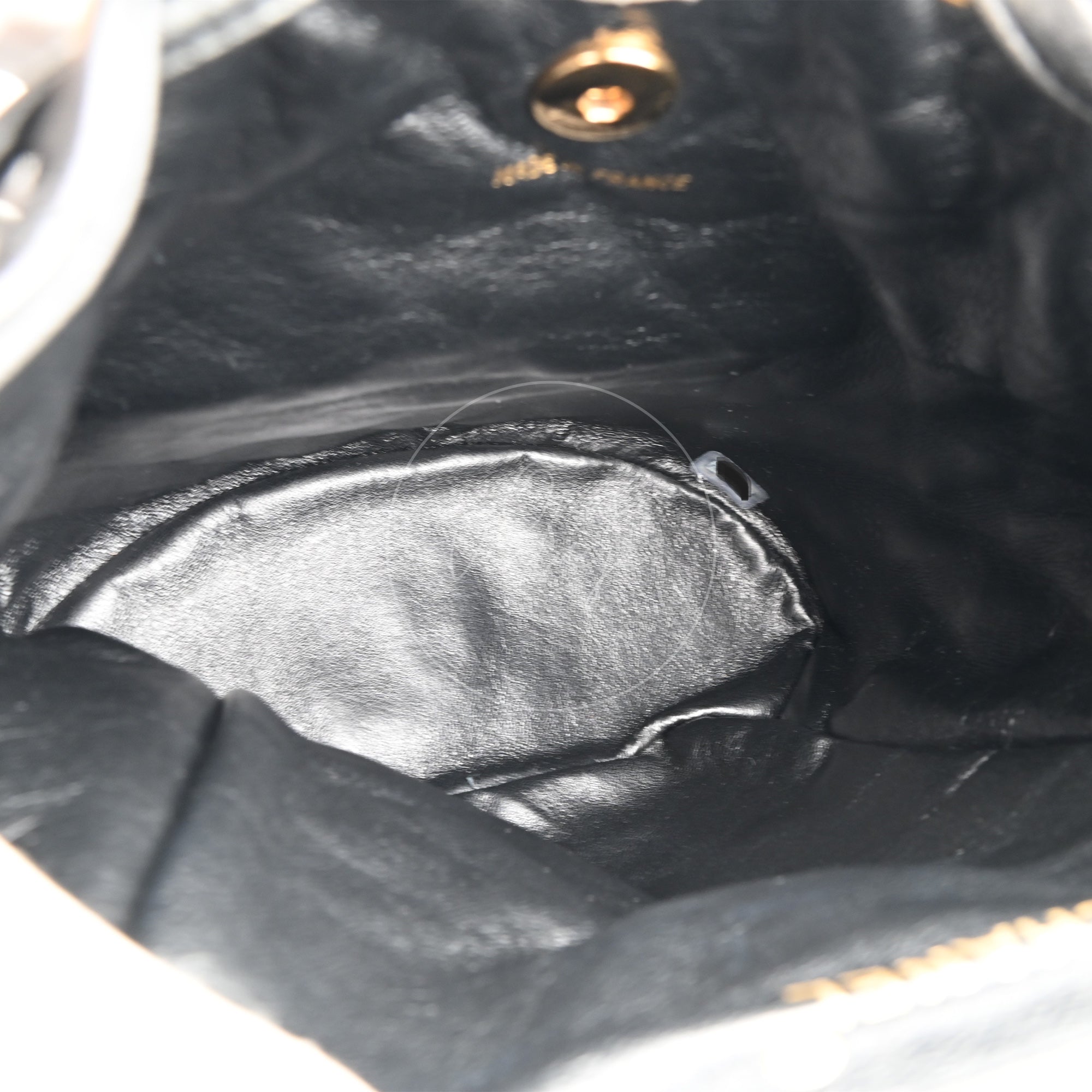 [Pre-owned] Chanel Vintage Black Lambskin Duma Backpack