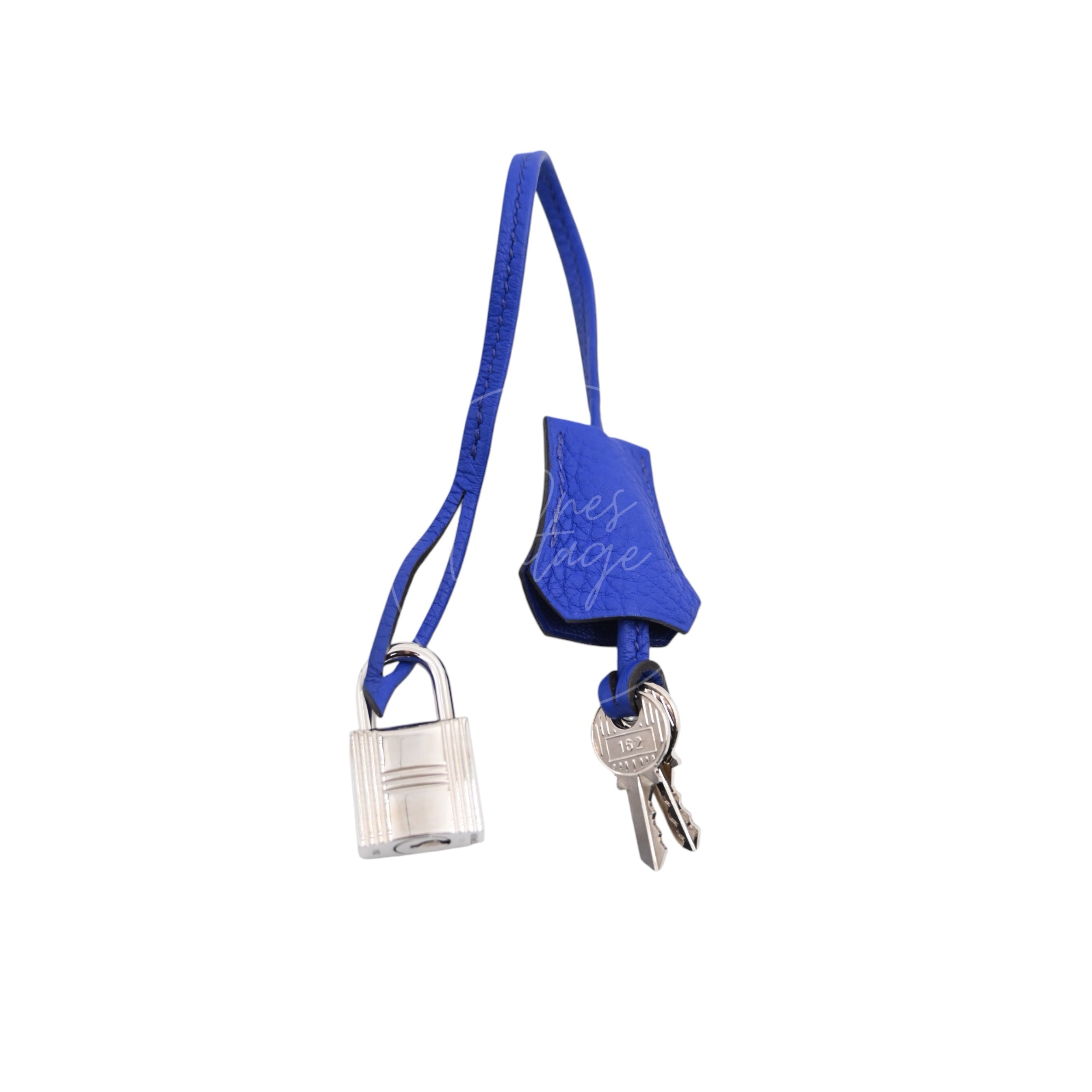 [Pre-owned] Hermes Birkin 35 Electronic Blue Stamp Square O
