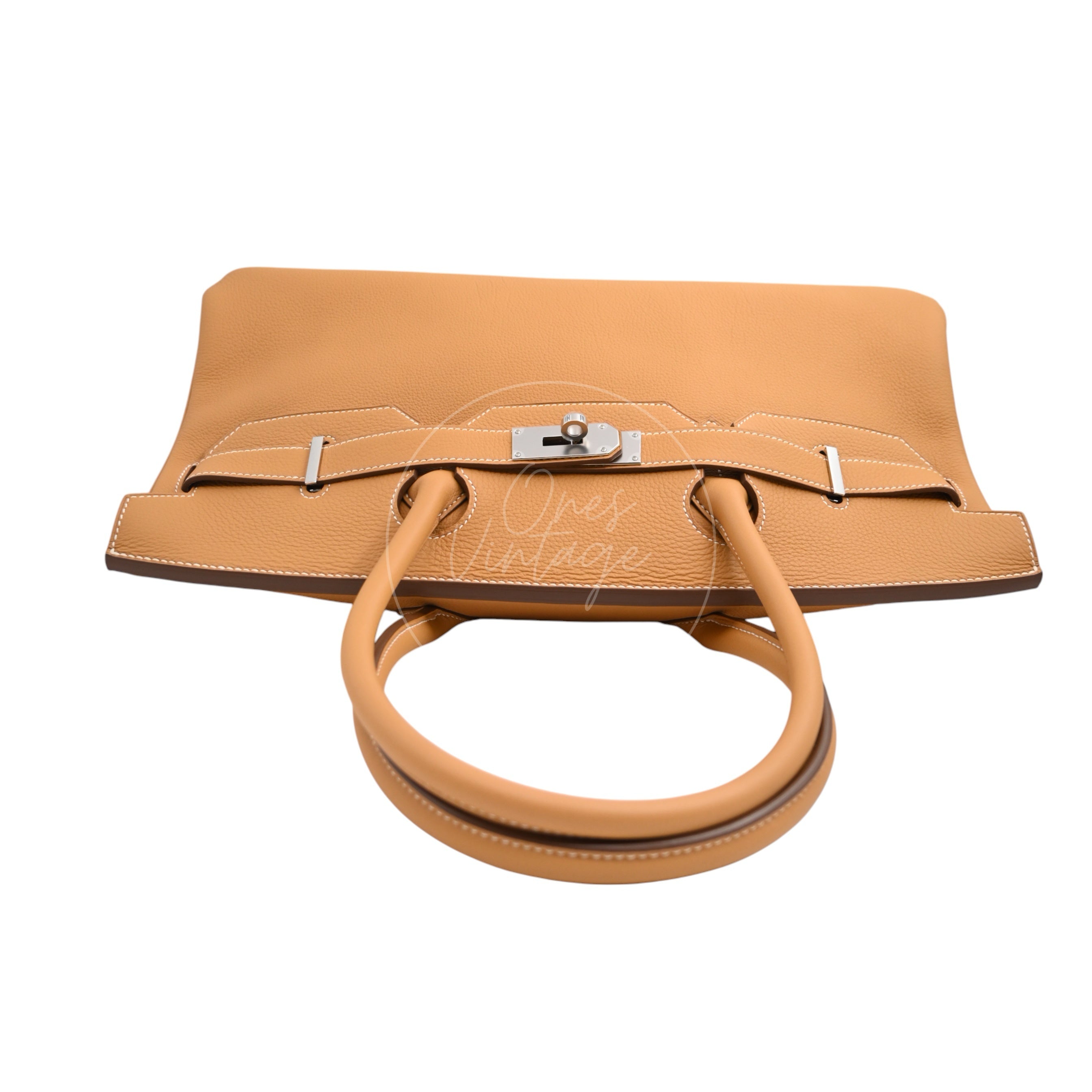 [Pre-owned] Hermes Shoulder Birkin Natural Sable Stamp Square Q Handbag